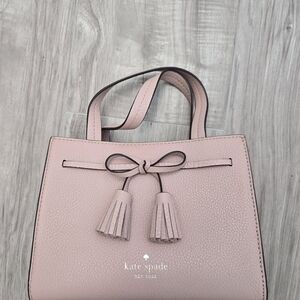 Kate Spade Pink Leather Tote Bag